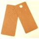 20 natur braune Schmuck Karten 90x40mm Papier ohne Schrift Schmuck Display Ohrringe - Schmuckzubehör