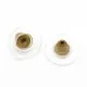10x bronzefarben Ohrstopper 11x6mm für Ohrstecker und transparent - Schmuckzubehör Ohrringe - Leisure-Beads DIY