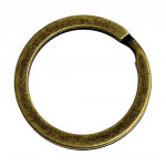 Bronzefarben Schlüsselring 25mm Spaltring matt