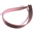 1m lila Kunstlederband 10mm x 1mm flieder Schmuckband in Wildlederoptik für Armbänder - Schmuckzubehör Lederband