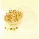 100x goldfarbene Ohrstopper 11x6mm in Box für Ohrstecker - Schmuckzubehör Ohrringe - Leisure-Beads DIY