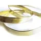 Ca. 1m synthetisches goldfarben Lederband 10x1mm Kunstlederband - Schmuckzubehör - Leisure-Beads DIY