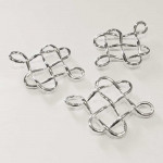 1x hellsilberfarben Kettenverbinder 24x18mm Zwischenstück - Schmuckzubehör