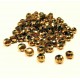 Geschliffene Glasperlen 2mm goldfarben Rondelle - Schmuckzubehör Glasperlen