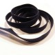 1m nachtblaues Kunstlederband 10mm x 1mm Wildlederoptik - Schmuckzubehör Lederband