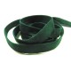 1m dunkelgrünes Kunstlederband 10mm x 1mm Wildlederoptik - Schmuckzubehör Lederband
