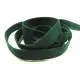 1m dunkelgrünes Kunstlederband 10mm x 1mm Wildlederoptik - Schmuckzubehör Lederband - Leisure-Beads DIY