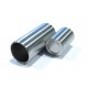 Edelstahl Magnetverschluss 18x8mm Innen 6mm silberfarben gebürstet - Edelstahl Schmuckzubehör