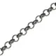 1m gunmetal Jasseronkette 8x8mm Gliederkette - gunmetal Schmuckzubehör - Leisure-Beads DIY