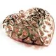 1x XL-Herz Anhänger 56x53mm rosegoldfarben Schmuckanhänger- Schmuckzubehör - Leisure-Beads DIY