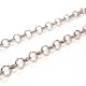 50cm Edelstahl Jasseronkette 5x1,5mm silberfarbene Schmuckkette Gliederkette - Edelstahl Schmuckzubehör