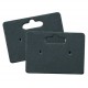 20 matte schwarze Schmuckkarten 35x25mm mit Aufhänger Papier - Schmuckzubehör
