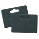 20 matte schwarze Schmuckkarten 35x25mm mit Aufhänger Papier - Schmuckzubehör - Leisure-Beads DIY