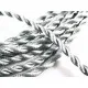 1m Kordel 4mm Hellgraues Schmuckband - Schmuckzubehör - Leisure-Beads DIY