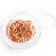 50x rose goldfarben Biegering 6mm Stärke ca. 0,8mm rund Biegering rosegoldfarben - rose goldfarben Schmuckzubehör Biegering