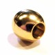 1x Edelstahl Magnetverschluss Innen 6mm 13x13mm goldfarben zum Einkleben - Edelstahl Schmuckzubehör