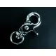 1x Karabinerhaken gross silberfarben 46x25mm - Schmuckzubehör - Leisure-Beads DIY