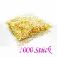 1000x goldfarbener Biegering 4mm x 0,7mm Stärke Binderinge - Schmuckzubehör Biegering - Leisure-Beads DIY