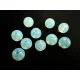 10 weisse Opal Glasperlen rund 8mm Opalglas - Schmuckzubehör - Leisure-Beads DIY