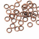 50x kupferfarben Biegering 5mm x 1mm Binderinge - kupferfarben Schmucktzubehör