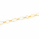 1m goldfarbene Kette 12mm Gliederkette mit großen Gliedern - Schmuckzubehör
