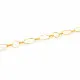 1m goldfarbene Kette 12mm Gliederkette mit großen Gliedern - Schmuckzubehör - Leisure-Beads DIY
