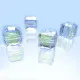 4x Kristall-AB 10x10mm Glas Würfel Perlen Cubes - Glasschmuck Schmuckzubehör - Leisure-Beads DIY