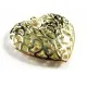 Trachtenherz Anhänger ca. 56x53mm goldfarbener Schmuckanhänger - Schmuckzubehör - Leisure-Beads DIY