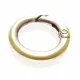 1x runder bronze Ringverschluss ca. 25x4mm bronze Karabinerhaken - bronze Schmuckzubehör - Leisure-Beads DIY