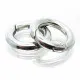 Ringverschluss 18x3,5mm silberfarben runder Karabinerhaken - Schmuckzubehör - Leisure-Beads DIY
