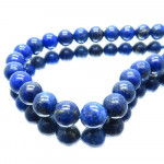 5x blaue Lapislazuli Perle 8mm Natursteinperlen - Schmuckzubehör