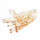 20 rosegoldfarben Nietstifte 30mm mit rundem Kopf - Schmuckzubehör - Leisure-Beads DIY