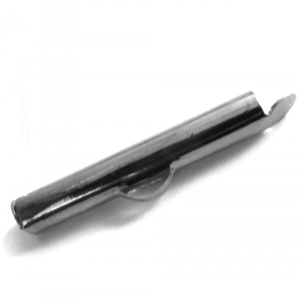 2x gunmetal 26mm Bandklemme Perlenband Verbinder Kettenverbinder Chandelierverteiler Einklebhülse - Schmuckzubehör - Leisure-Beads DIY
