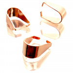 5x rosegoldfarben Collierschlaufe 9,5x5mm Anhängerhaken - Schmuckzubehör