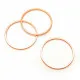 Rosegoldfarben Ring 25x1mm geschlossen - Schmuckzubehör - Leisure-Beads DIY