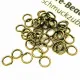 Bronzefarben Biegering 5mm rund - bronze Schmuckzubehör - Leisure-Beads DIY