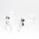 2x transparente Brillenketten Verbinder 20x6mm - Schmuckzubehör - Leisure-Beads DIY