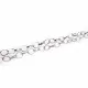 Silberfarbene Gliederkette 8x6mm - Schmuckzubehör - Leisure-Beads DIY