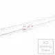 1x 925er Halskette 42cm Stärke 0,8mm Sterling Silber - Schmuckzubehör - Leisure-Beads DIY