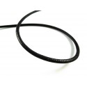 1m Lederschnur 2,5mm Schwarz Kunstlederkordel für Lederhalsband - Schmuckzubehör Lederband