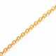 Edelstahl Gliederkette 2,5x2mm goldfarben - Edelstahl Schmuckzubehör - Leisure-Beads DIY