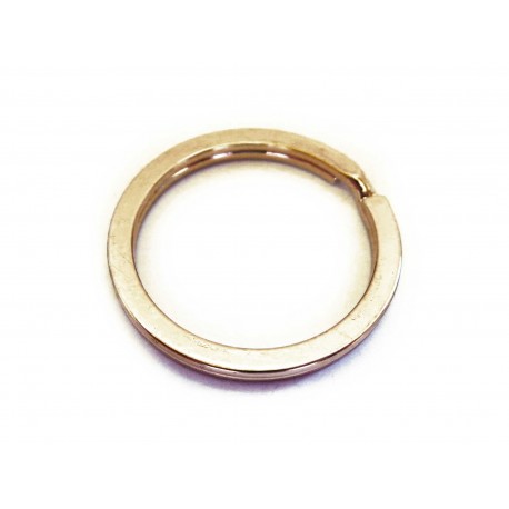Leisure-Beads - Schlüsselring goldfarben 28mm Ring stabil und schlicht - Schlüsselanhänger selber machen