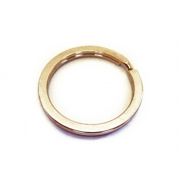 Schlüsselring goldfarben 28mm Ring stabil und schlicht - Schlüsselanhänger selber machen - Leisure-Beads DIY