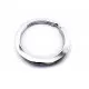Schlüsselring 28mm flacher Ring silberfarben stabil - Schlüsselanhänger selber machen - Leisure-Beads DIY
