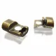 1x bronzefarben Magnetverschluss 26x13mm Innen 10,5x6,7mm - Schmuckzubehör - Leisure-Beads DIY