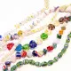 5x Strang bunte Millefiori Perlen MIX 3 im bunten Perlenmix - Schmuckzubehör Millefiori - Leisure-Beads DIY