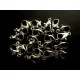 20x Karabinerhaken hellsilberfarben glatt 12mm - Schmuckzubehör - Leisure-Beads DIY