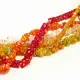 5x Strang bunte Millefiori Perlen MIX 4 im bunten Perlenmix - Schmuckzubehör Millefiori - Leisure-Beads DIY