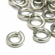 Edelstahl Biegering 10mm x 2mm silberfarben - Schmuckzubehör