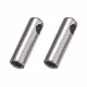 10x Endkappe 7x2mm Innen 1,5mm aus Edelstahl zum Einkleben silberfarben Einklebkäppchen - Schmuckzubehör Endkappe - Leisure-Beads DIY